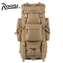 ROGISI Lu Jieshi 65L outdoor mountaineering bag waterproof travel mens and womens backpack marching rucksack BN-008