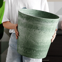 Export Nordic simple living room balcony floor imitation cement decorative pot plastic thick extra large resin flower pot