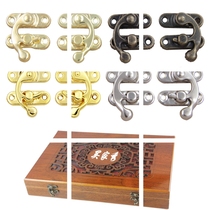 Box hook packaging Hook Lock Wood hook accessories iron luggage buckle large horn box gift box box buckle lock lock lock