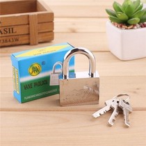 40mm square vane padlock stainless steel plated anti-rust anti-theft padlock Home cupboard lock power box padlock
