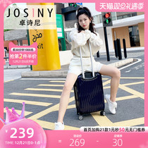Zhuo Shini 2020 Autumn new trolley suitcase universal wheel 20 inch female 24 inch password lock student luggage