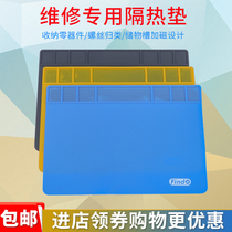Mingguang FINX high temperature resistant heat insulation pad repair table high temperature mat with magnetic groove large size