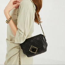 Special Cabinet Recommended ~ DRCO France Fashion Chain Bag Pop Foreign Air Skew Satchel Genuine Leather Texture Single Shoulder Bag