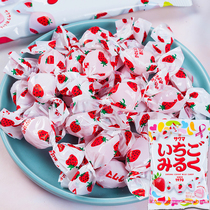 Japan imported Net red snacks SAKUMA SAKUMA SAKUMA strawberry milk sandwich candy hard candy bag wedding candy