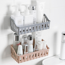 Punch-free bathroom rack toilet wall storage rack supplies Daquan toilet wall tripod