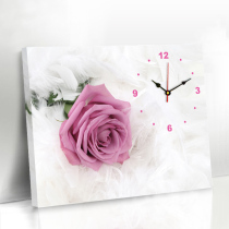 Modern simple living room dining room decorative painting murals frameless hanging pictures hanging clocks meter box electric gate box with watch wall painting