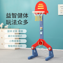 Children's basketball stand can be raised and lowered indoor and outdoor toys can move 2-5 year olds home basketball hoop shooting frame