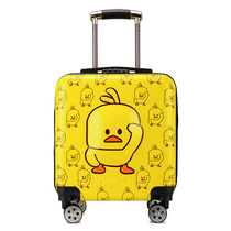 3D three-dimensional childrens trolley case suitcase Male and female childrens suitcase 20-inch universal wheel password lock 18-inch boarding box