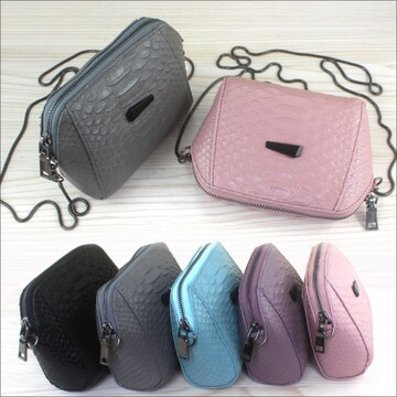 真皮竖款手碗手机包5.5寸 斜挎包小包包简约多功能小手袋零钱包