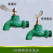 Slow open cast iron faucet property plastic outdoor faucet single cold style antifreeze water project outdoor thickening