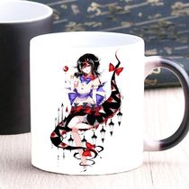 Oriental Project Ghost People Positive Evil Mark Discoloration Cup Cartoon Perimeter Cos School Mansion Girls Day Gifts