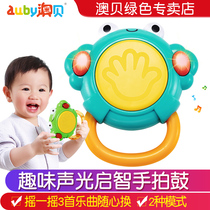 Aobei frog drum music hand beat drum 6-12 months baby Enlightenment baby child puzzle early education 1 year old toy
