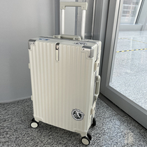 Suitcase 20 Inch Male And Female Student Day Tie Bar Case 24 Inch Aluminum Frame Den Case Universal Wheels Large Capacity Suitcase