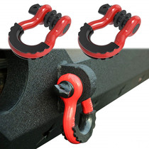 Car trailer rope u-hook trailer hook Off-road trailer belt shackle Large 3 4u-type buckle Wrangler front and rear bars