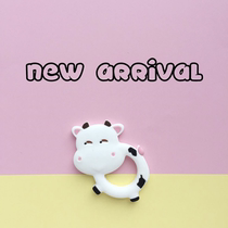 moonpie baby cow grinding tooth stick silicone molars bite baby tooth gum cartoon cow bite music