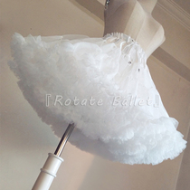 Lolita skirt daily violence soft yarn boneless marshmallow cloud Lolita no crumbs drawstring puffy petticoat