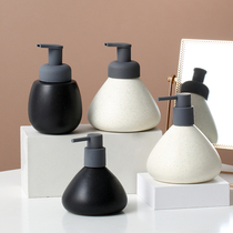 Ceramic soap foam face wash mousse foam hand sanitizer bottle Lotion Bottle Shower Dew bottle Press split bottle