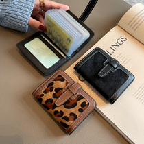 PhoeB Fibao Genuine Leather Male And Female Drivers License Small Card Bag BAO WEN Mammoo Screens Upscale Large Capacity 22 Screens