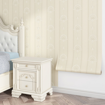 Bedroom wallpaper background wall European simple and warm home room living room decoration waterproof scrub self-sticking wallpaper