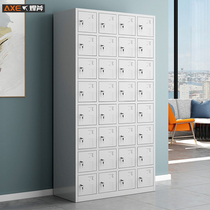 32-door locker staff locker dormitory multi-door iron locker shoe cabinet cupboard sideboard steel with lock