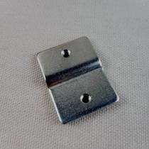 Electric insert lock embedded in mounting bracket electric bolt lock ear sheet electric strip lock two ends fastening sheet empty frame buried fixing sheet