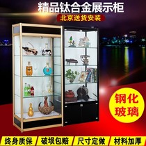 Glass display cabinet Model hand-made cabinet Boutique display cabinet Display cabinet display cabinet Display rack Glass cabinet transparent