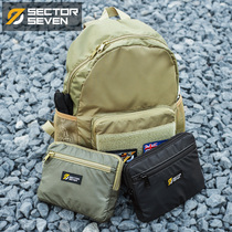 District 7 hippo tactical folding backpack for men and women outdoor commuting light emergency portable military fan skin bag
