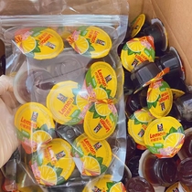 Hong Kong style lemon jelly pulp pudding tea jelly tea flavor jelly packed office snacks about 500g 11