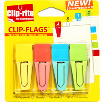 Creative return type can Lipri clip-rite label paper clip 2-in -1 multi-function classification bookmark