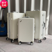 High-end Aluminum Frame Foreign Trade Export Japan 25 Suitcase Men And Women Muted Universal Wheels Suitcases Cryptodon Chassis