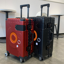 Trendy fashion suitcase female boys password case mute wheel sturdy and durable suitcase PC thickened pull-bar box