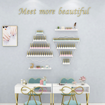 Nail Art Rack Display Rack Pen Bar Rubber Rack Iron Nail Polish Rack Wall Hanging Net Red Nail Polish Rubber Wall Rack