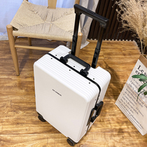 pc luggage 20 inch boarding mens and womens suitcase 24 ultra-quiet aircraft wheel password leather box 26 trolley case