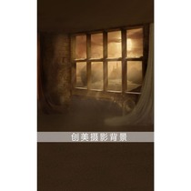 American broken room background retro childrens photography background Childrens oil painting style background cloth art Photo Background Paper