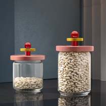 Spot Italian Alessi Anniversary Special Edition Kitchen glass seal jar decorative storage jar cans