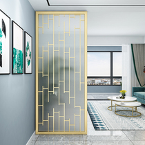  Nordic simple Changhong glass living room brake partition wall screen entrance decoration entrance door occlusion dining room partition