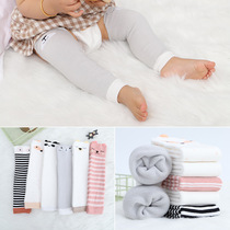 Autumn and winter thickened baby socks cute loose mouth warm children knee pads leg pads baby long cotton socks