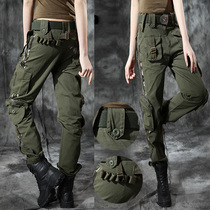 Freedom rider outdoor military pants Womens multi-pocket overalls Mens special forces pants Large size casual loose tactical pants