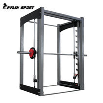 Commercial strength training squat frame horizontal push frame weightlifting bed gantry Smith machine comprehensive training fitness equipment