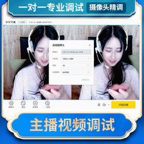 C930C Anchor Video Debugging C1000E Love Rabbit Background Design Professional Live Beauty Camera Fine Tuning