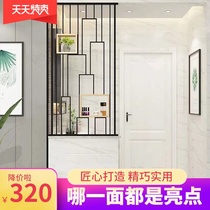 Screen decorative art net red brake landing Simple modern home living room entrance Creative light luxury hollow partition