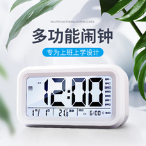 Electronic alarm clock Students use mute bedside luminous simple electronic watch Desktop creative personality Lazy voice oversized