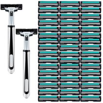  Geely razor blade razor manual double-layer old-fashioned shaving knife mens beard knife two-layer universal