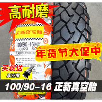 Zhengxin tire 100 90-16 motorcycle tire Xiamen 10090 16 inch vacuum tire all terrain tire front wheel