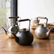 Japan Miyazaki Producing 304 Stainless Steel Retro Teapot Cigar Pot Bubble Tea House Tea House Filter Teapot