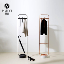 Huiyi hanger Floor-to-ceiling bedroom simple coat rack Creative light luxury simple modern household storage clothes rack