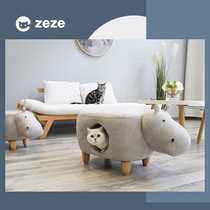 zeze Net red cat climbing frame cat nest cat tree one stool nest creative dual-use self-Hi cat toys man pet dual use