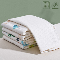 Newborn baby boy bed with pure cotton cloth CLOTH URINE MAT ALL SEASON UNIVERSAL ANTI-SLIP WATERPROOF AND BREATHABLE CAN WASH SMALL BABY