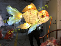 Lantern lantern Lantern handmade goldfish lantern year Ox Lantern shopping mall restaurant showroom Creative Lantern carp