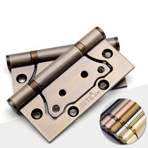 Gute 304 stainless steel wooden door female hinge silently room door hinge bearing 4 inch thick folding